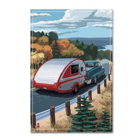 Lantern Press 'Transportation' Canvas Art,16x24